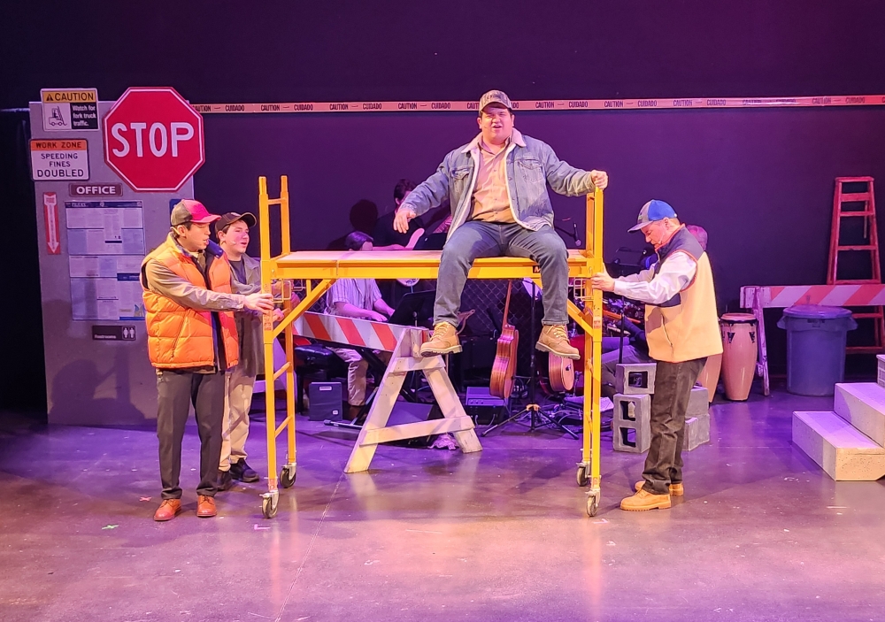 people performing on a stage