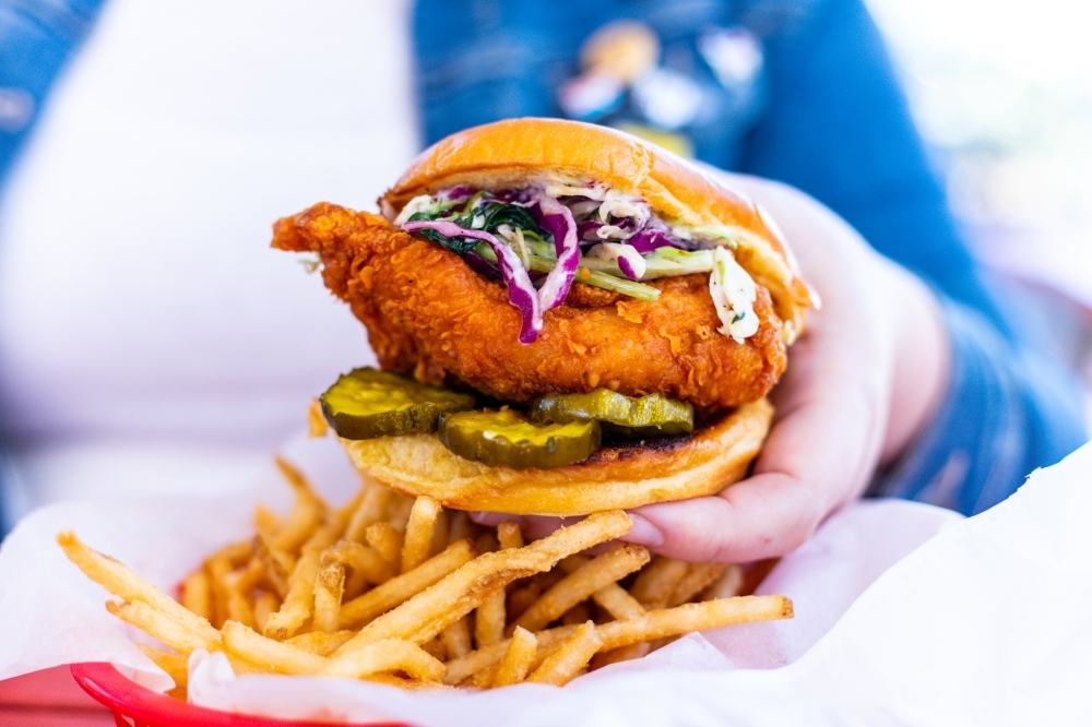 Austin-based eatery Tumble 22 serves hot chicken with six heat levels. (Courtesy Tumble 22)