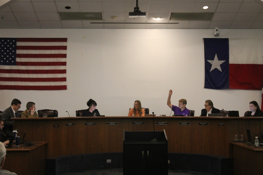 Jersey Village City Council meets monthly in the Civic Center Auditorium at 16327 Lakeview Drive, Jersey Village. (Sarah Brager/Community Impact)