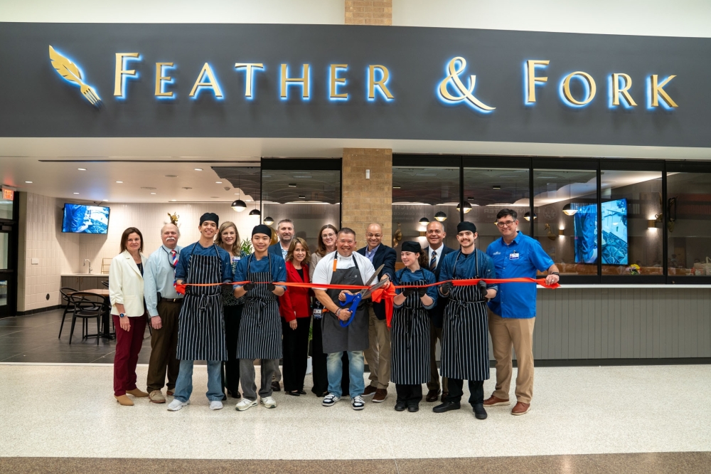 Feather and Fork was established at the Learner Support Center, which houses the district's catering facilities. (Courtesy Clear Creek ISD)