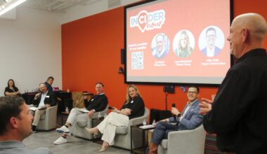 Community Impact Founder and CEO John Garrett (left) sat down with local real estate experts for a panel discussion Feb. 17 for the company’s first InCIder Hour