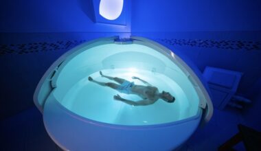 First-time floaters need not worry—individuals cannot drown in the pod, and swimming skills are not required, co-owner Tanner Heim said. (Courtesy True Rest Float Spa)