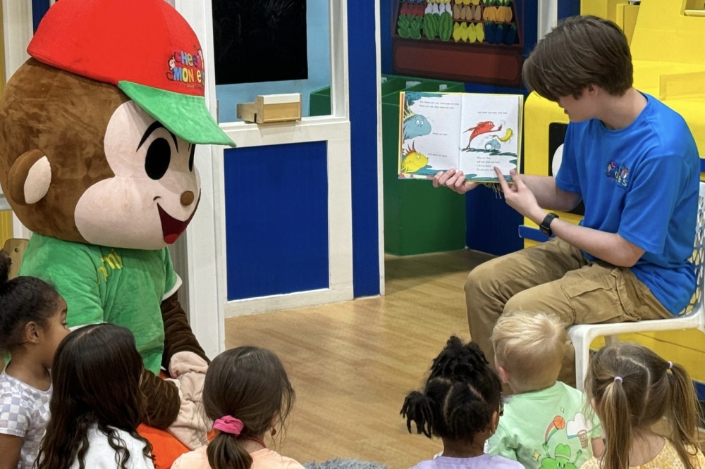 Cheeky Monkeys has a variety of playground activities and obstacle courses that include slides and immersive playrooms. (Courtesy Cheeky Monkeys)