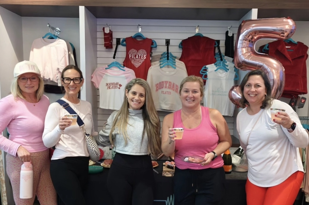 Bodybar Pilates in Keller had a Valentine's Day celebration for its five-year anniversary. (Courtesy Bodybar Pilates)