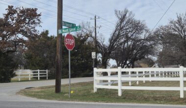 Water line replacements will take place from Robin Drive to Bancroft Road along Mount Gilead Road. (Patricia Ortiz/Community Impact)