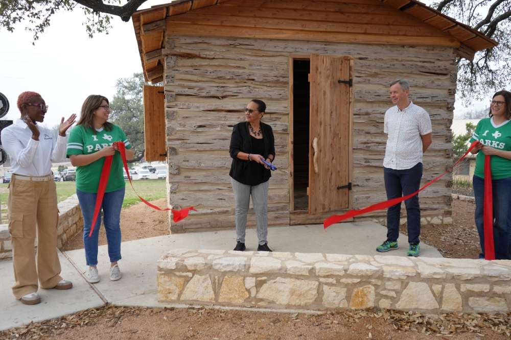 Madison Cabin ribbon-cutting