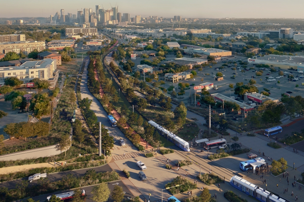 Rendering of Austin Transit Partnership)