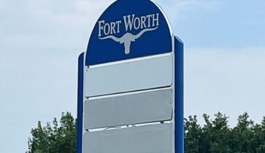 Fort Worth street sign