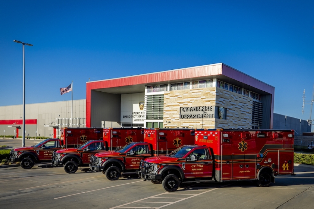 The board of commissioners meets in the Harris County ESD 9 administration building, located at 10710 Telge Road, Houston. (Courtesy Cy-Fair Fire Department)
