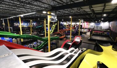 Slick City Action Park slides