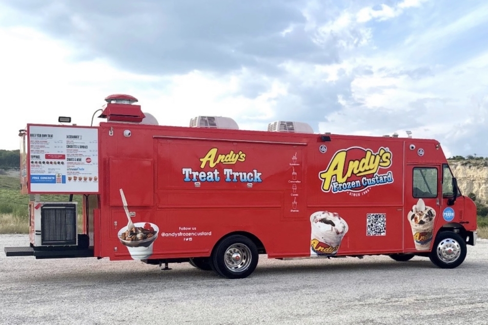 Andy's Frozen Custard opened its Treat Truck in Hutto. (Courtesy Andy's Frozen Custard)
