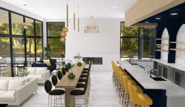 rendering of the bar area at 9 Ounce & Somm