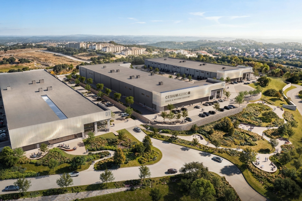 exterior of building reading "CesiumAstro"