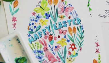 Jacinda Studio will have an Easter watercoloring class near the end of March. (Courtesy Jacinda Studio)