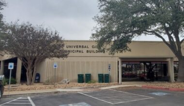 Universal City City Council meetings are held at 6 p.m. on the first and third Tuesday of each month at 2150 Universal City Blvd. (Jarrett Whitener/Community Impact)