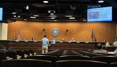 A 23-acre property near I-35 in Round Rock was rezoned to industrial use with enhanced protections for nearby Chisholm Valley residents. (Gracie Warhurst/Community Impact)