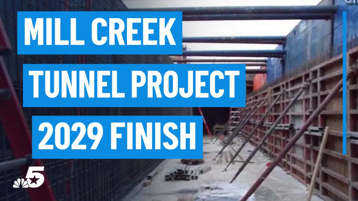 East Dallas neighbors worried after Mill Creek Tunnel Project delayed until 2029 – NBC 5 Dallas-Fort Worth