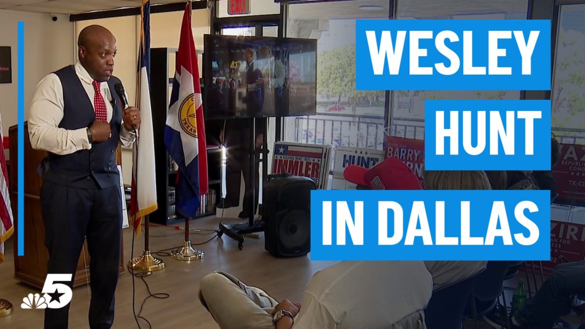 Republican Wesley Hunt in Dallas campaigning ahead of primary – NBC 5 Dallas-Fort Worth