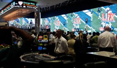 Football fans are wagering millions on the Super Bowl in Texas where gambling is illegal