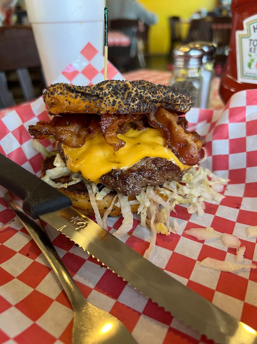 There's no harm in adding bacon to your burger at Chip's.