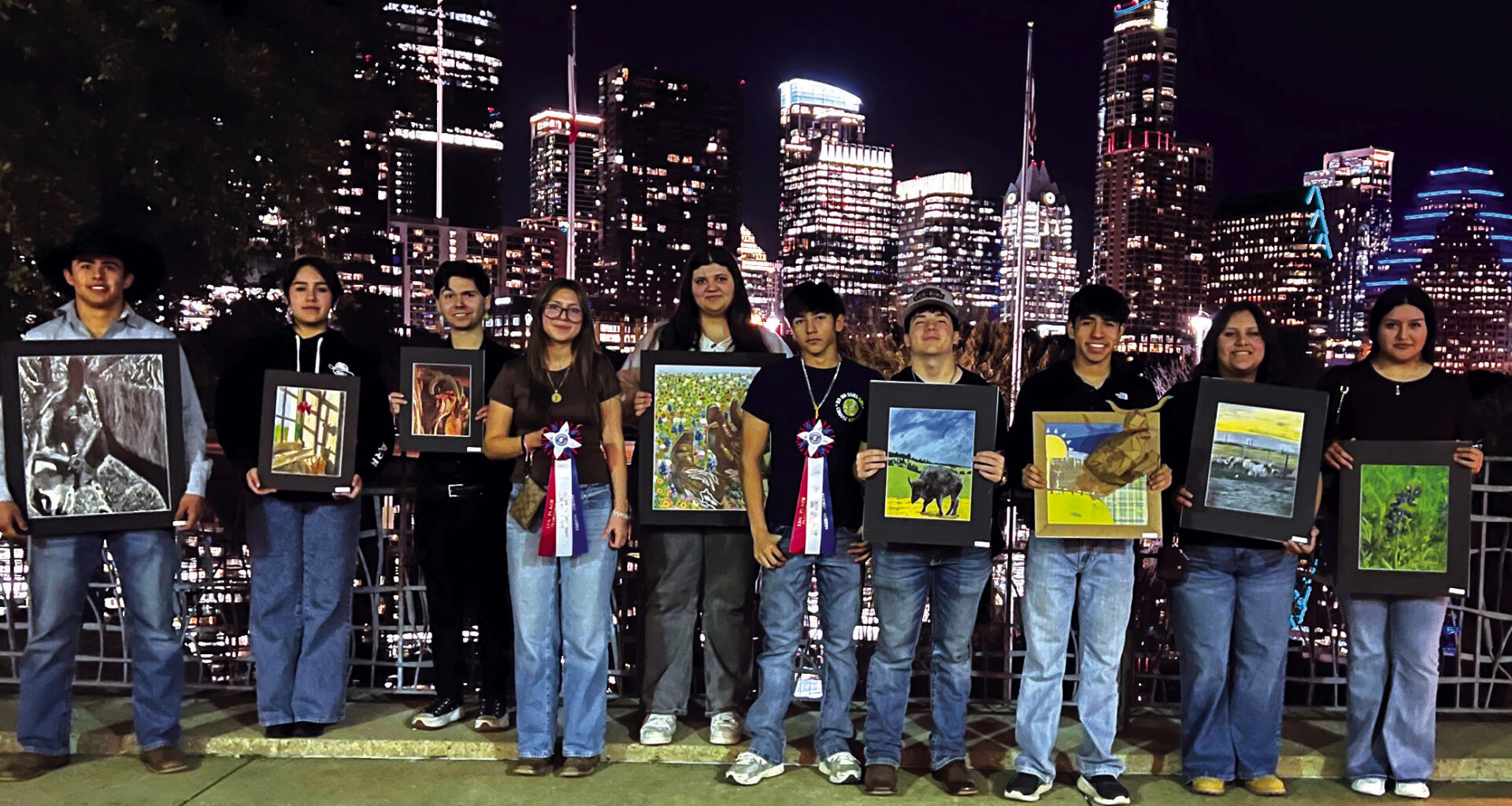 SSHS Art Students shine at Rodeo Austin Youth Art Show