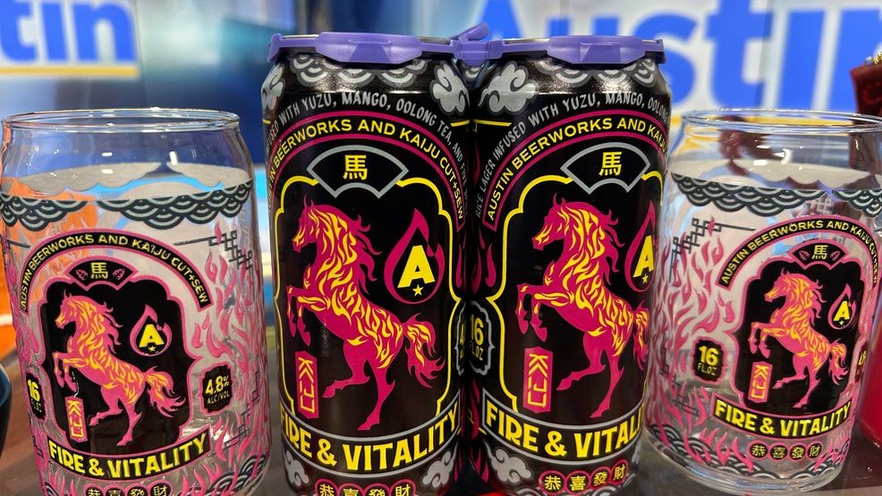 Austin Beerworks is unveiling a special Lunar New Year brew titled Fire and Vitality. Golden explained the inspiration behind the name and design. “So we work very closely with designer named Bobby Dixon, who actually named the beer this year. And he, we try and stick with the convention of these powerful two words that kind of describe the year that we're going into. And, we were kind of struggling with it. And then he popped out Fire and Vitality. And he also does the design work. So it just really organically came together this year and it's probably one of the most beautiful years I think. So it's been really fun. And then the beer itself is a really cool beer utilizing two different teas, mango yuzu. And we put Chinese five spice in it this year. So it's kind of a really special beer that's wholly unique from any other year that we were,” Golden said.