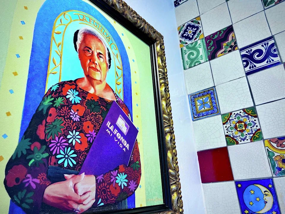 Longtime hostess Alicia Guadiana, who died in 2017, is honored across the restaurant from a portrait in the entryway and a dining space called Casa Alicia. (Emma Weidmann/MySA)