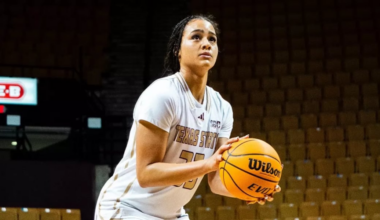 Huntington’s Kyra Anderson records double-double in Texas State win