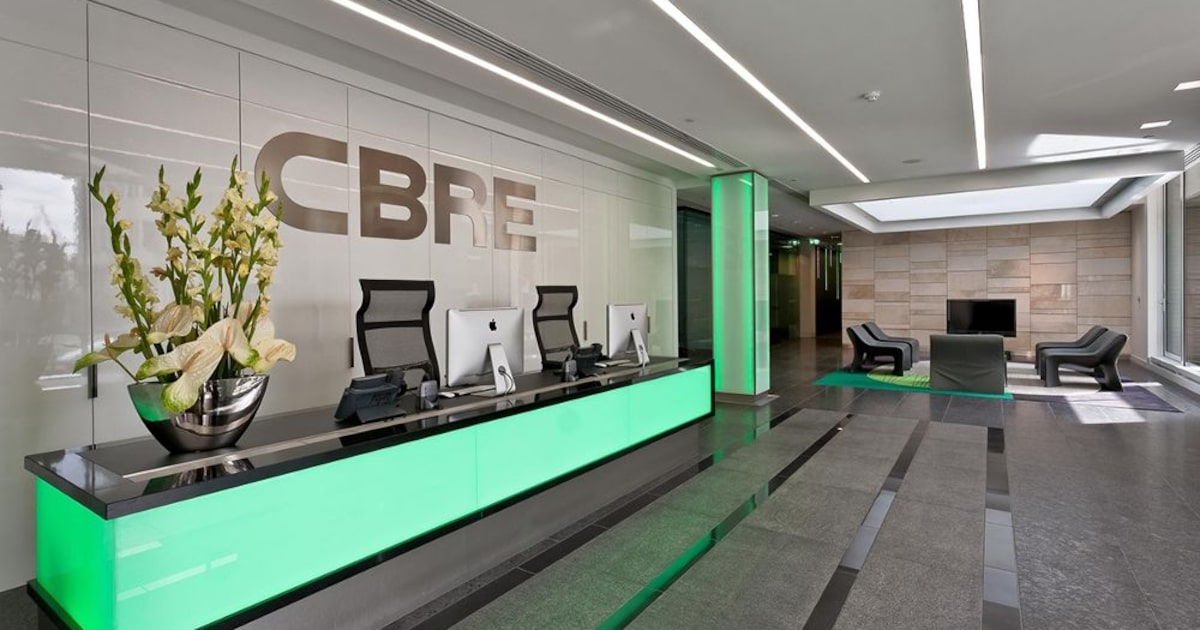 CBRE, real estate stocks suffer on AI risk to office demand