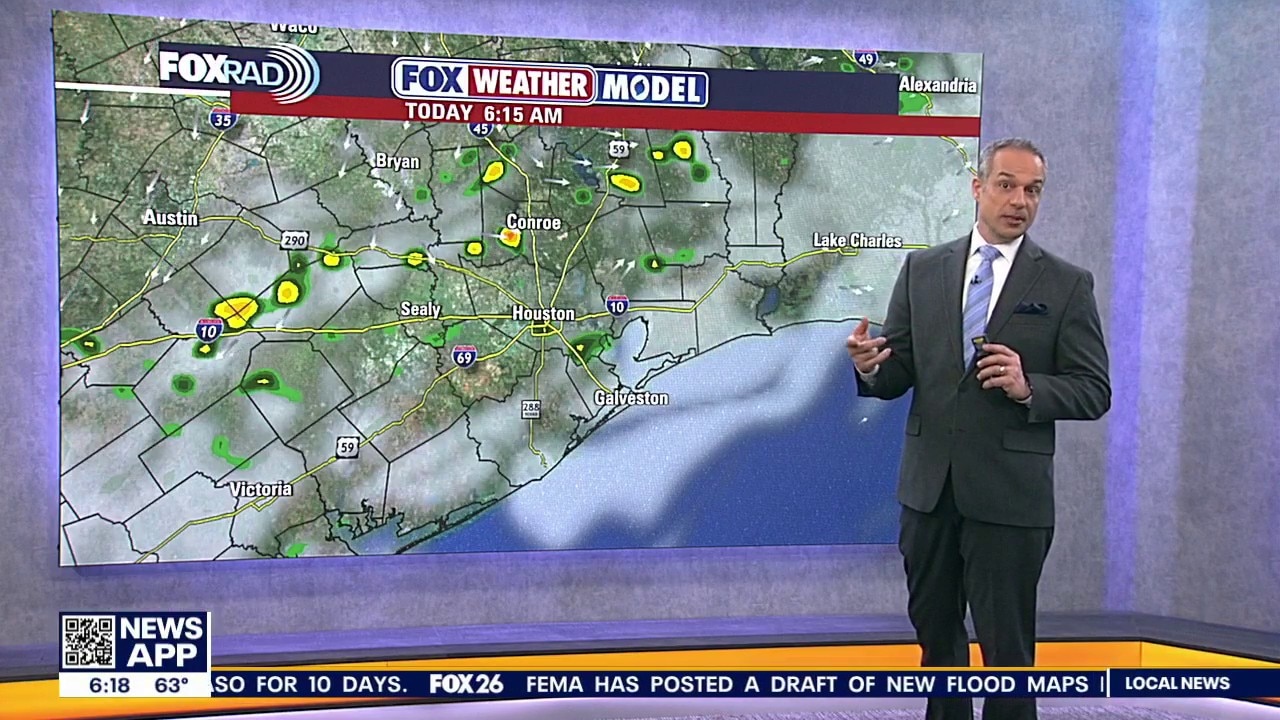 Houston weather: Scattered rain chances possible Wednesday