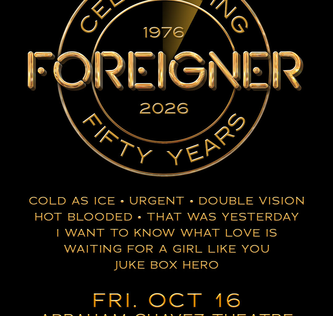 El Paso Live announces Foreigner concert, tickets on sale soon