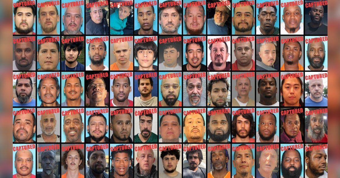 Texas captures 65 fugitives in 2025 through Most Wanted Program | Central Texas