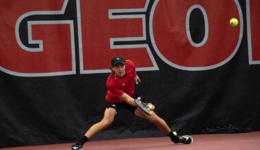 Georgia men’s tennis storms back, defeats Texas A&M on the road 4-3 | Georgia Sports