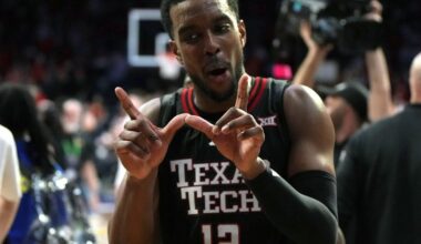 No. 16 Texas Tech hands No. 1 Arizona 2nd straight loss in OT