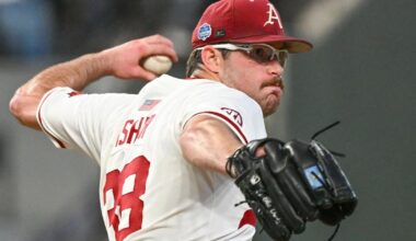 Hogs win in 11 over Texas Tech | Sports