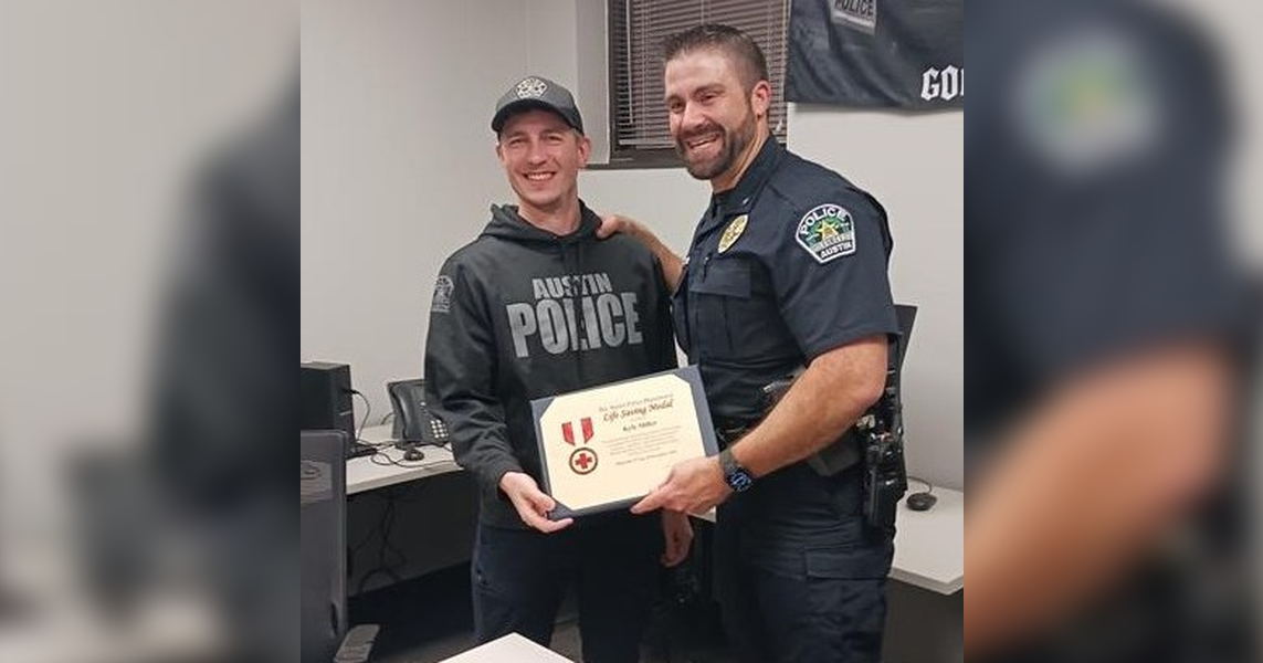 Austin officer awarded Lifesaving Medal for heroic actions | State News