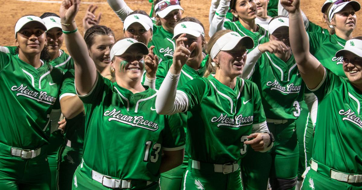 North Texas softball blanks East Texas A&M 4-0 in home opener | Sports