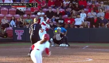 Lovelady’s Mihyia Davis drives in 2, scores 4 times in Texas Tech win