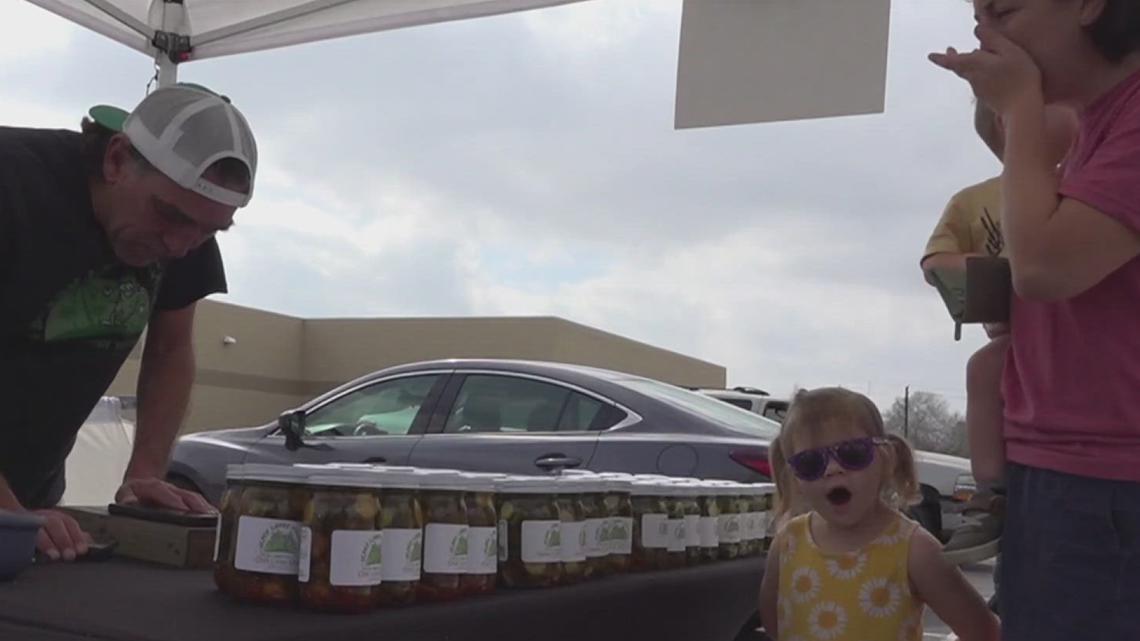 He’s kind of a big dill: Scary Larry Pickles teams up with Dairy Burger