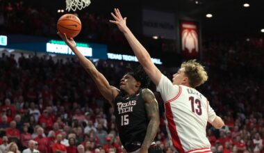 JT Toppin, Texas Tech stun No. 1 Arizona as Red Raiders add to impressive 2026 résumé