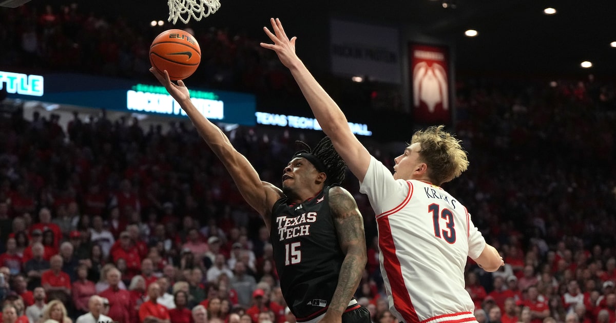 JT Toppin, Texas Tech stun No. 1 Arizona as Red Raiders add to impressive 2026 résumé