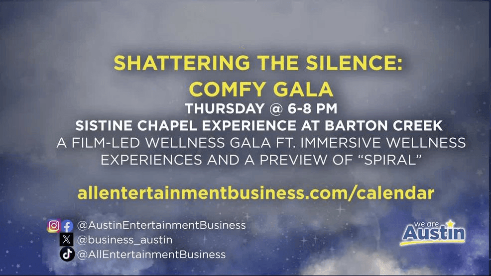 Tickets for the gala and information on how to watch the documentary are available at allentertainmentbusiness.com, offering the Austin community a unique chance to engage with the conversation around mental health in an authentic and meaningful way.