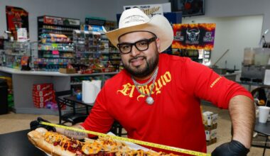 Is this the biggest hot dog in D-FW? Yes, it’s in Hurst