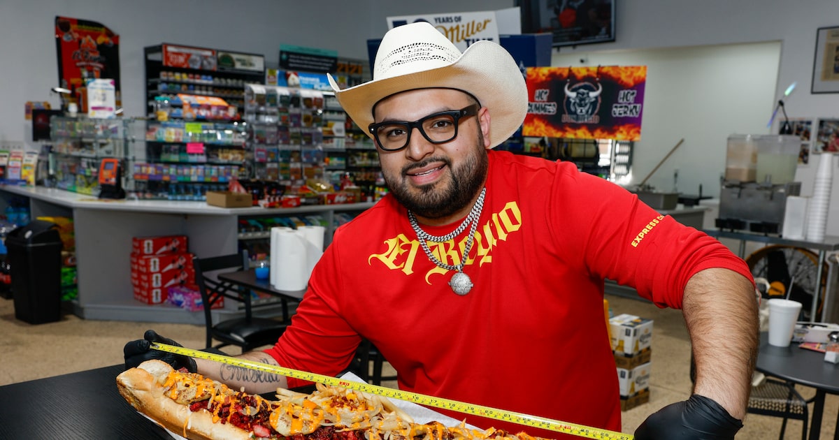 Is this the biggest hot dog in D-FW? Yes, it’s in Hurst