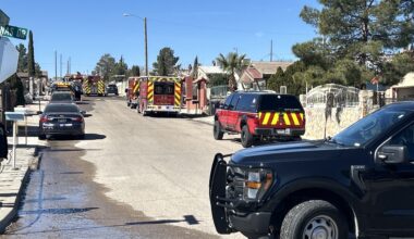 Sunland Park Fire respond to house fire on Father Luis Catano St.