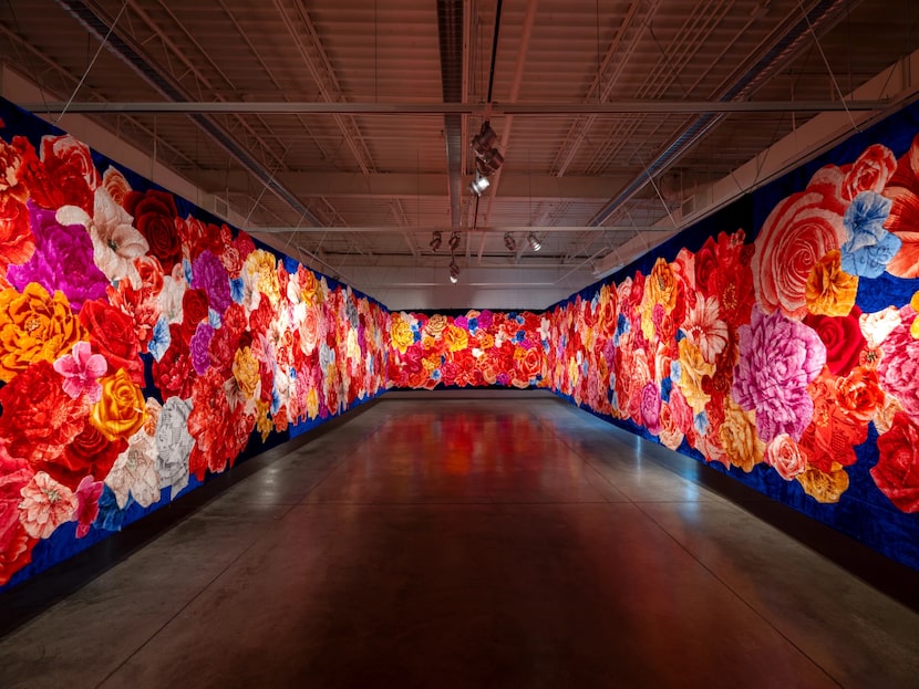 "Flowers for the Living-2022," was exhibited at the Oak Cliff Cultural Center in Dallas.