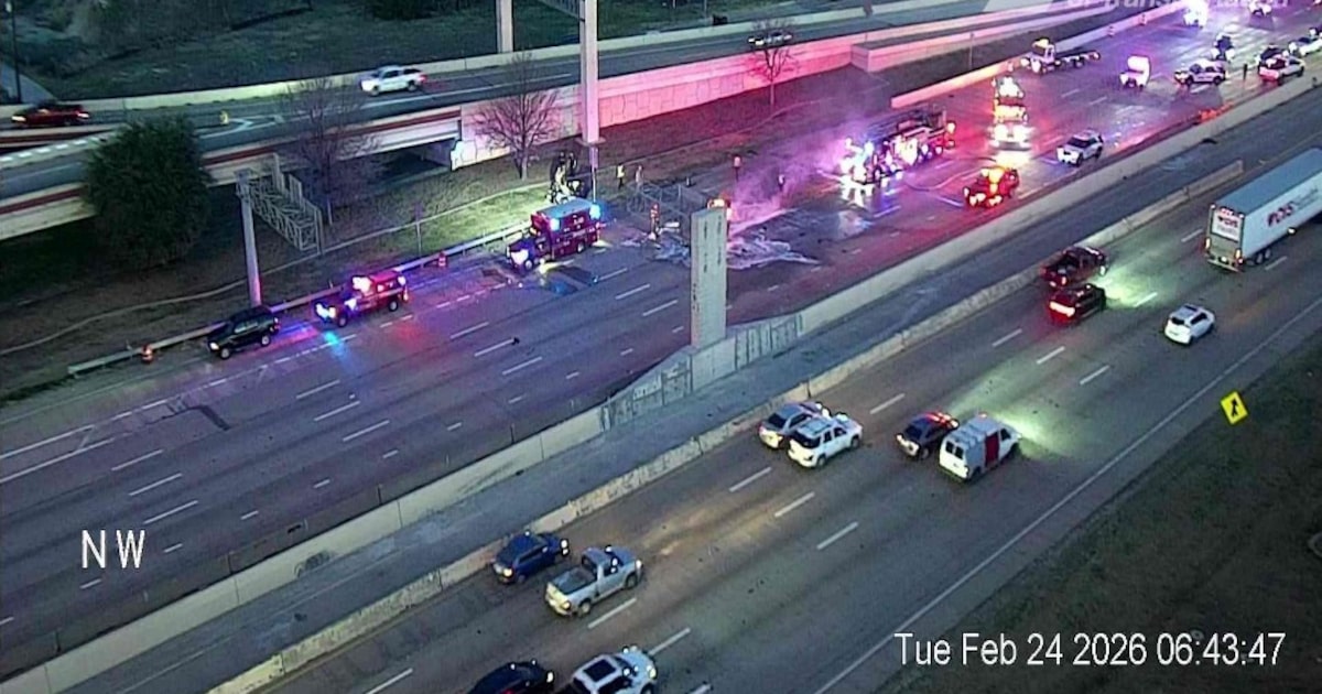 All southbound lanes on U.S. 75 blocked in Plano after major crash