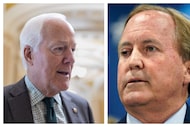 U.S. Sen. John Cornyn (left) is seeking reelection. He faces a challenge from Attorney...