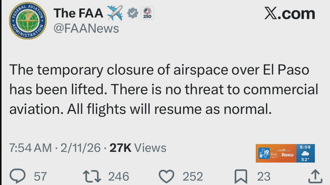 Why was El Paso International Airport abruptly closed? Here's what we know