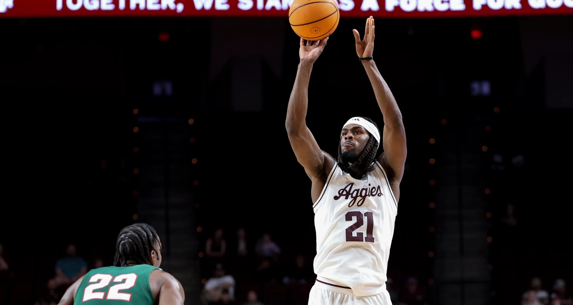 Texas A&M F Mackenzie Mgbako expected tor return for 2026-2027 season